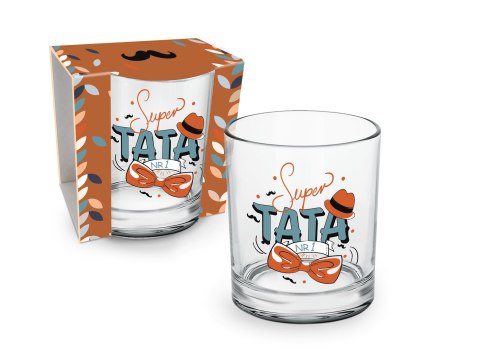 Szklanka do whisky "Super Tata" Szklanka do whisky "Super Tata"