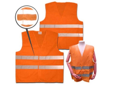 Kamizelka odblaskowa pomarańczowa 10026 XL Kamizelka odblaskowa pomarańczowa 10026 XL
