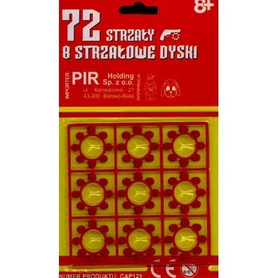 Kapiszony 72 blistry spłonka 8 strzałów Kapiszony 72 blistry spłonka 8 strzałów