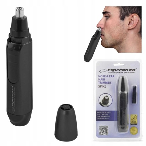 Trymer do nosa uszu Spike czarny | EBG004K Trymer do nosa uszu Spike czarny | EBG004K