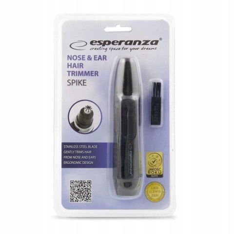 Trymer do nosa uszu Spike czarny | EBG004K Trymer do nosa uszu Spike czarny | EBG004K