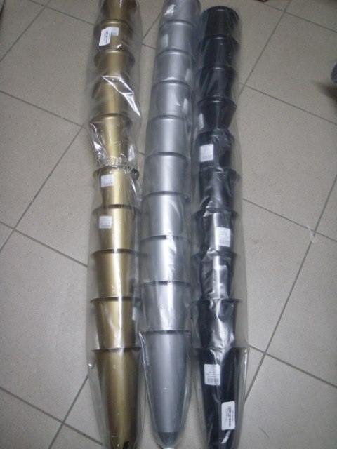 Wazon szpic 5szt Biały 33 cm Wazon szpic 5szt Biały 33 cm