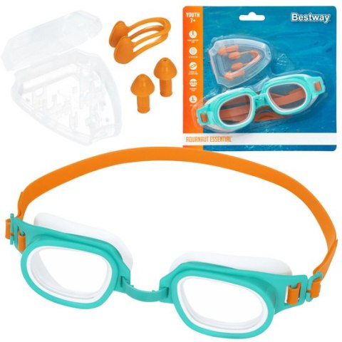 Zestaw do pływania okulary +zatyczki do nosa i ucha 7+ 26034 BE26034 Zestaw do pływania okulary +zatyczki do nosa i ucha 7+ 26034 BE26034
