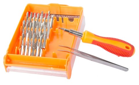 Zestaw precyzyjnych śrubokrętów 32w1 torx wkrętaki 11309 Zestaw precyzyjnych śrubokrętów 32w1 torx wkrętaki 11309