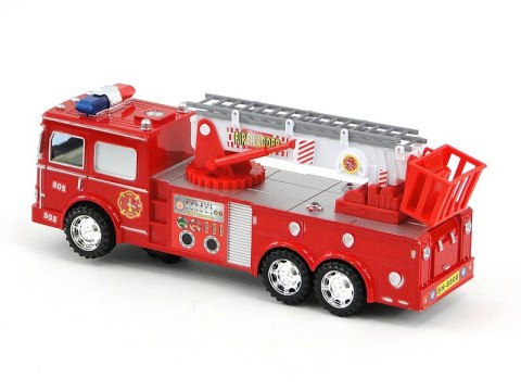 Auto straż pożarna na baterie, światło, dźwięk 31x12x9cm Auto straż pożarna na baterie, światło, dźwięk 31x12x9cm