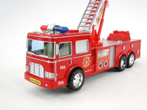 Auto straż pożarna na baterie, światło, dźwięk 31x12x9cm Auto straż pożarna na baterie, światło, dźwięk 31x12x9cm