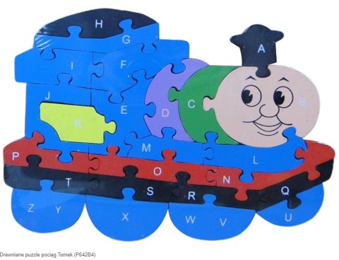 Drewniane puzzle pociąg Tomek Drewniane puzzle pociąg Tomek