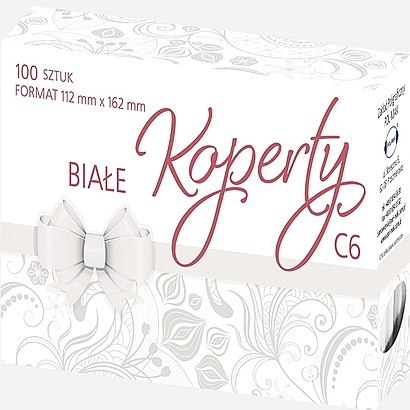 Koperty białe 162x114mm 100szt. | 83-15 Koperty białe 162x114mm 100szt. | 83-15