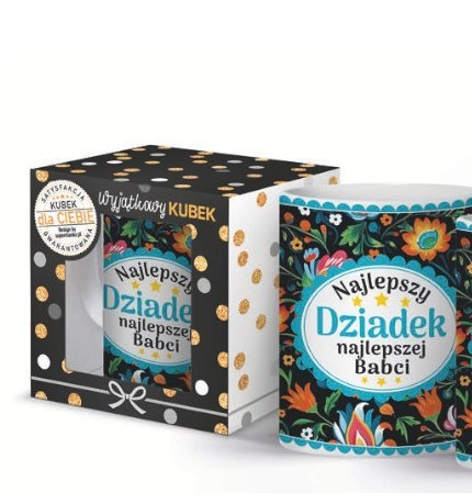 Kubek 300ml Najlepszy Dziadek Najlepszej Babci | 3309-BD1D Kubek 300ml Najlepszy Dziadek Najlepszej Babci | 3309-BD1D