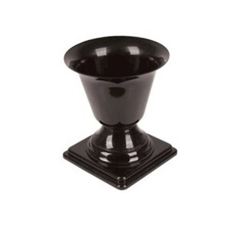 Wazon flakon gazon niski czarny 25cm Wazon flakon gazon niski czarny 25cm
