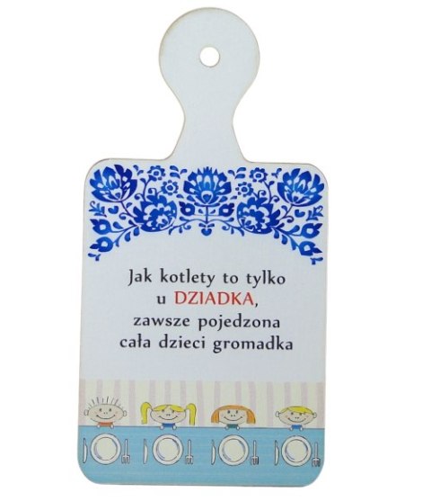 Deseczka z kolorowym nadrukiem Dla Dziadka 15 x 8 cm. | P992 Deseczka z kolorowym nadrukiem Dla Dziadka 15 x 8 cm. | P992