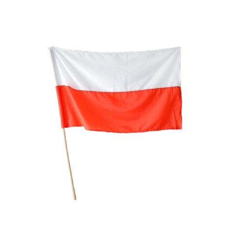 Flaga narodowa na drzewcu 120cm POLSKA Flaga narodowa na drzewcu 120cm POLSKA