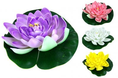 Kwiat sztuczny lilia wodna 20cm Kwiat sztuczny lilia wodna 20cm