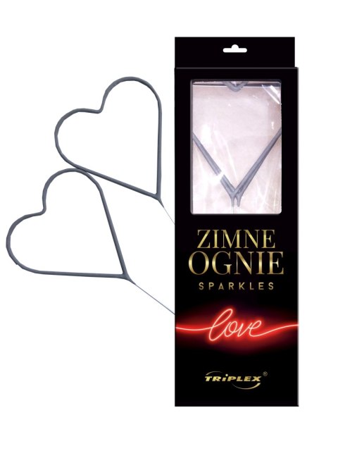 Zimne ognie 40cm serce 2 szt. TXF-28-1 Zimne ognie 40cm serce 2 szt. TXF-28-1