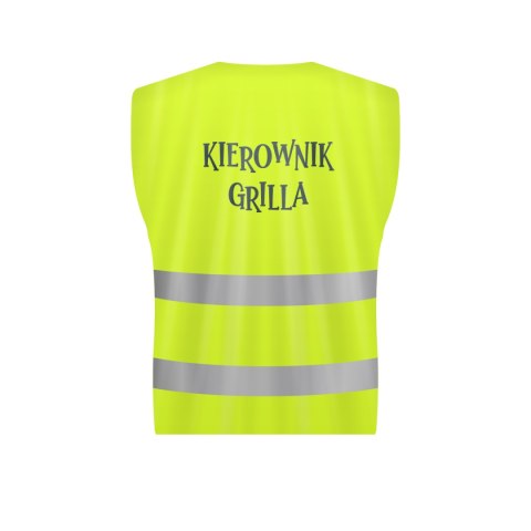 Kamizelka odblaskowa "KIEROWNIK GRILLA" Kamizelka odblaskowa "KIEROWNIK GRILLA"