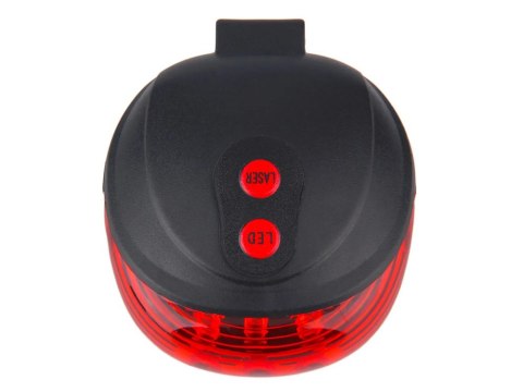 Lampka rowerowa tylna laserowa 5 led laser linia oświetlenie tylne drogi 14498 Lampka rowerowa tylna laserowa 5 led laser linia oświetlenie tylne drogi 14498