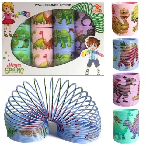 Sprężynka 12szt DINOZAUR A-0298 Sprężynka 12szt DINOZAUR A-0298