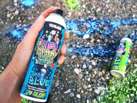 Tuban neonowa Kreda spray zrób graffiti ZA4518 Tuban neonowa Kreda spray zrób graffiti ZA4518