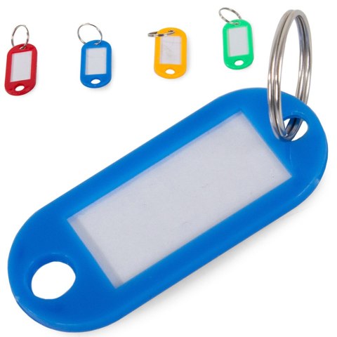 Zawieszka do kluczy brelok identyfikator 100 szt Zawieszka do kluczy brelok identyfikator 100 szt