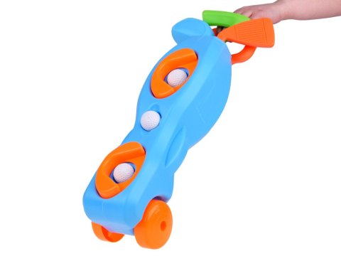 Zestaw do gry w Mini Golfa + stojak na kółkach i akcesoria SP0765 Zestaw do gry w Mini Golfa + stojak na kółkach i akcesoria SP0765
