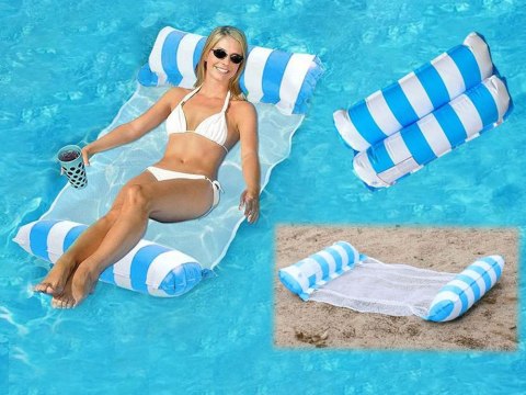 Dmuchany materac do pływania Hamak wodny na basen i plażę SP0758 Dmuchany materac do pływania Hamak wodny na basen i plażę SP0758