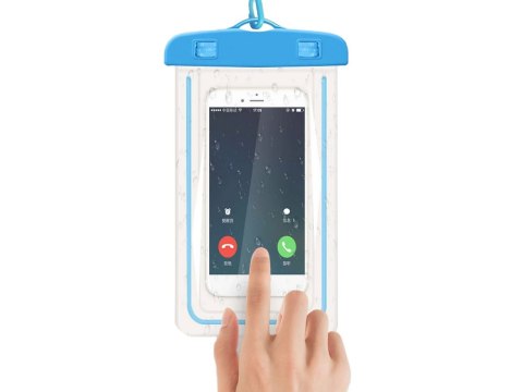 Etui wodoodporne pokrowiec na telefon basen plażę kajak case do telefonu niebieskie Etui wodoodporne pokrowiec na telefon basen plażę kajak case do telefonu niebieskie