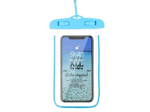 Etui wodoodporne pokrowiec na telefon basen plażę kajak case do telefonu niebieskie Etui wodoodporne pokrowiec na telefon basen plażę kajak case do telefonu niebieskie