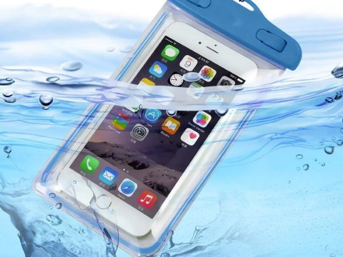 Etui wodoodporne pokrowiec na telefon basen plażę kajak case do telefonu niebieskie Etui wodoodporne pokrowiec na telefon basen plażę kajak case do telefonu niebieskie