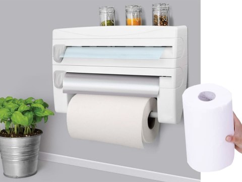 Podajnik do folii i papieru organizer kuchenny 4w1 Podajnik do folii i papieru organizer kuchenny 4w1