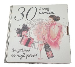 Pudełko na pieniądze kwadratowa 30-stka