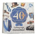 Pudełko na pieniądze kwadratowa 40-stka