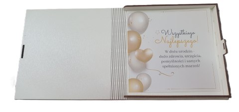 Pudełko na pieniądze kwadratowa 40-stka Pudełko na pieniądze kwadratowa 40-stka