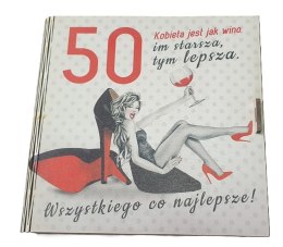 Pudełko na pieniądze kwadratowa 50-tka