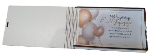 Pudełko na pieniądze banknotówka na 18 urodziny Pudełko na pieniądze banknotówka na 18 urodziny