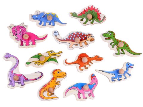 Puzzle drewniane dinozaury Puzzle drewniane dinozaury