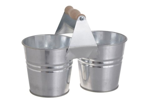 Podwójna metalowa osłonka z rączką 21,5 x 11 x 17cm 225CAN21-137 Podwójna metalowa osłonka z rączką 21,5 x 11 x 17cm 225CAN21-137