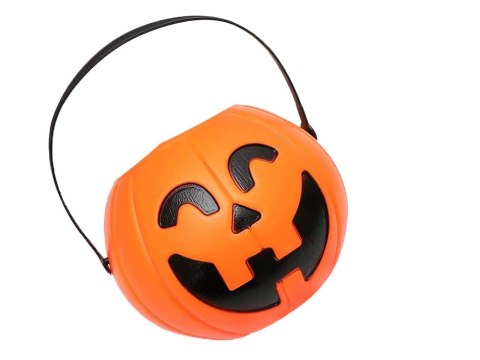 Wiaderko halloween pojemnik dynia na cukierki duże 15 x 13cm Wiaderko halloween pojemnik dynia na cukierki duże 15 x 13cm