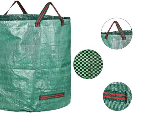 Worek ogrodowy torba ogrodowa pojemnik kosz na liście trawę 120l mocny duży Worek ogrodowy torba ogrodowa pojemnik kosz na liście trawę 120l mocny duży