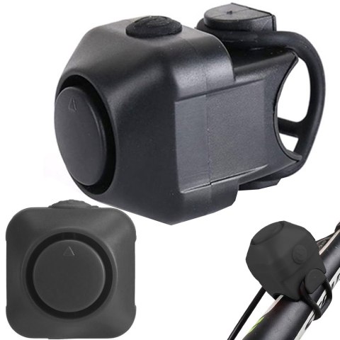 Dzwonek rowerowy klakson elektroniczny głośny 130 db syrena na rower alarm 14398_CZ Dzwonek rowerowy klakson elektroniczny głośny 130 db syrena na rower alarm 14398_CZ