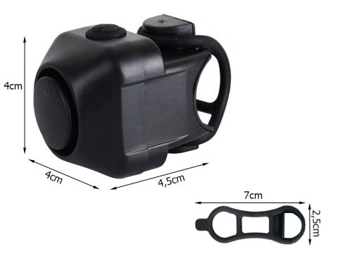 Dzwonek rowerowy klakson elektroniczny głośny 130 db syrena na rower alarm 14398_CZ Dzwonek rowerowy klakson elektroniczny głośny 130 db syrena na rower alarm 14398_CZ
