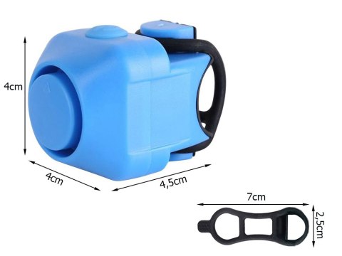 Dzwonek rowerowy klakson elektroniczny głośny 130 db syrena na rower alarm 14398_N Dzwonek rowerowy klakson elektroniczny głośny 130 db syrena na rower alarm 14398_N