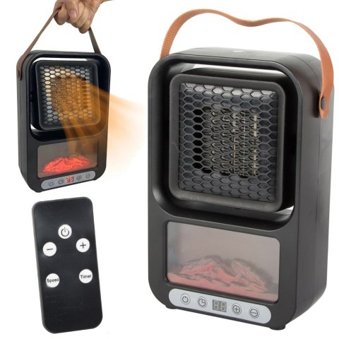 Faerlka termowentylator grzejnik elektryczny termostat 500w kominek mocny 24475 Faerlka termowentylator grzejnik elektryczny termostat 500w kominek mocny 24475