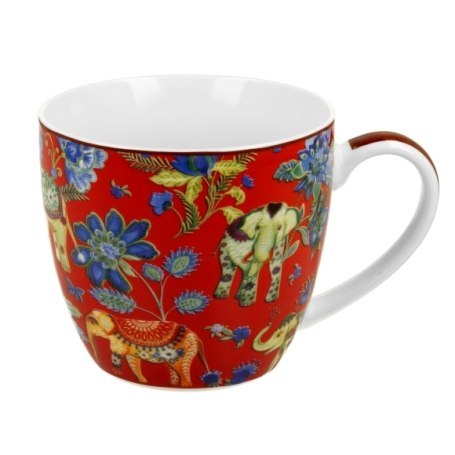 Kubek 460 ml w koszyczku ANKUR RED Kubek 460 ml w koszyczku ANKUR RED