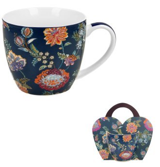 Kubek 460 ml w "koszyczku" SAHAT BLUE Kubek 460 ml w "koszyczku" SAHAT BLUE