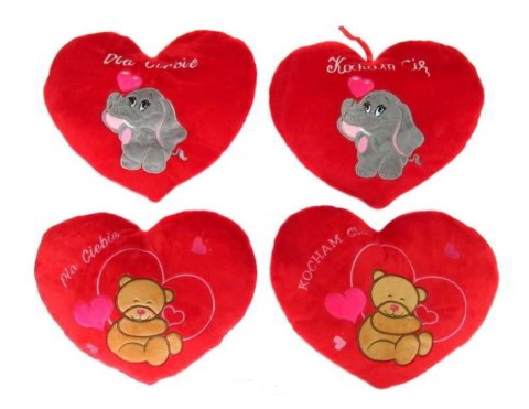 Serce pluszowe 25cm KOCHAM CIĘ / DLA CIEBIE S1331 Serce pluszowe 25cm KOCHAM CIĘ / DLA CIEBIE S1331
