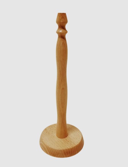 Stojak na ręcznik kuchenny - drewniany -30 cm. - mix kolorów Stojak na ręcznik kuchenny - drewniany -30 cm. - mix kolorów