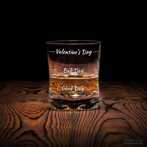 Szklanka do whisky na Walentynki śmieszny prezent Szklanka do whisky na Walentynki śmieszny prezent