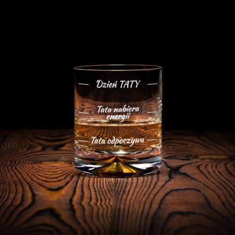 Szklanka do whisky w tubie dla Taty - Prezent dla Taty - na Dzień Ojca Szklanka do whisky w tubie dla Taty - Prezent dla Taty - na Dzień Ojca