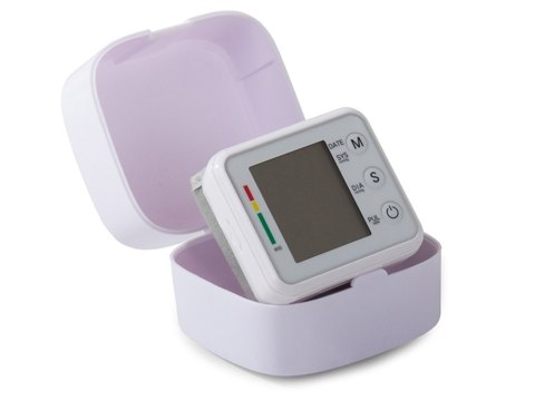 Ciśnieniomierz nadgarstkowy elektroniczny lcd etui Ciśnieniomierz nadgarstkowy elektroniczny lcd etui