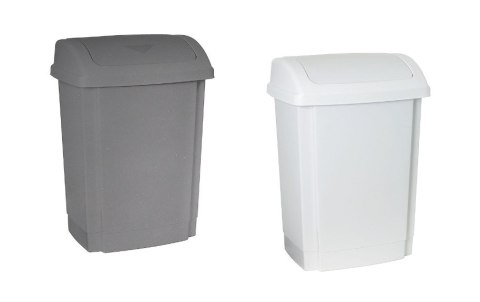 Kosz plastikowy na śmieci 10l uchylny | 1342 Kosz plastikowy na śmieci 10l uchylny | 1342